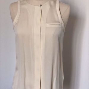 Halston Heritage Back Insert Tank Top